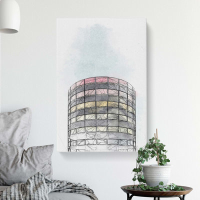 Sketching the Architecture Vol.22 - Wrapped Canvas Drawing - Wrapped Canvas