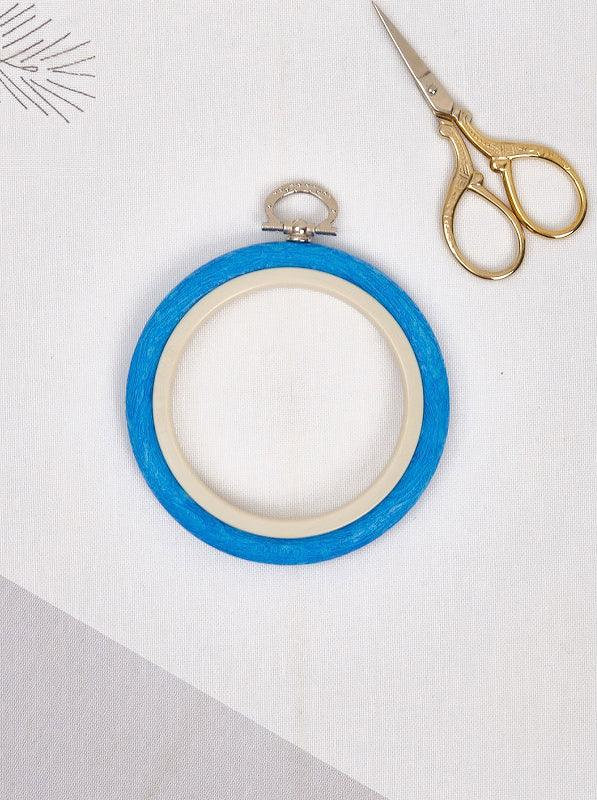 Cercle rond Flexi Hoop, Bleu