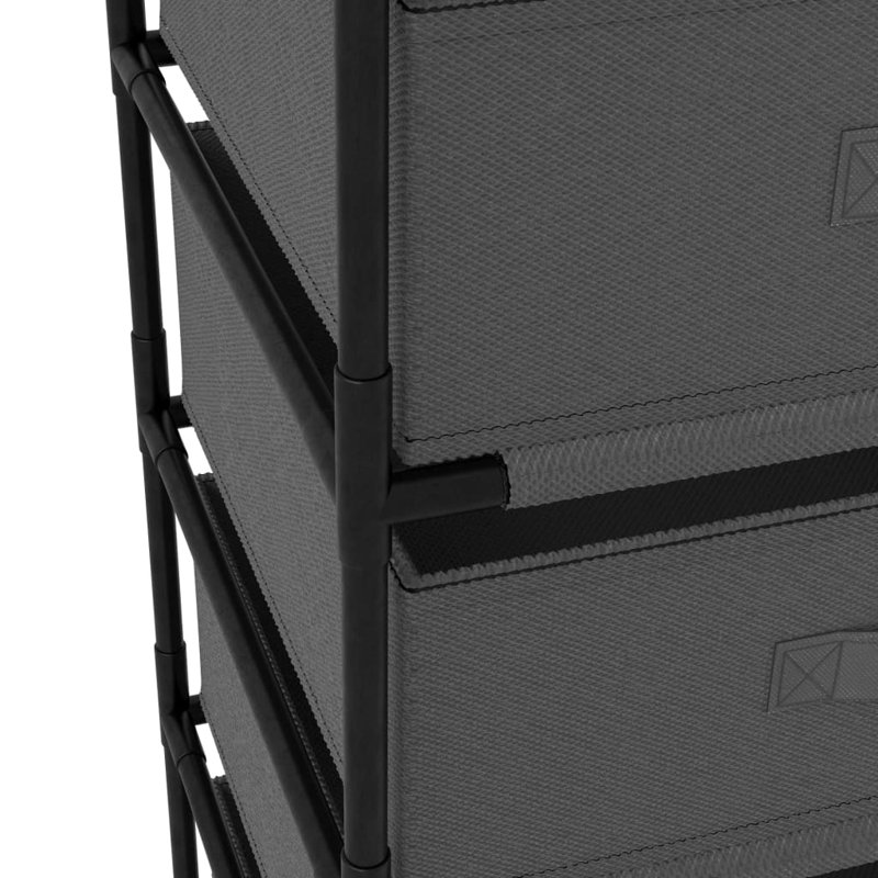 Oxbrook 45cm W Metal Shelving Unit, Grey
