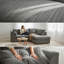 Jumbo Cord Upholstered Corner Sofa Small Back Cushion with Foot Stool -115617609-124794857