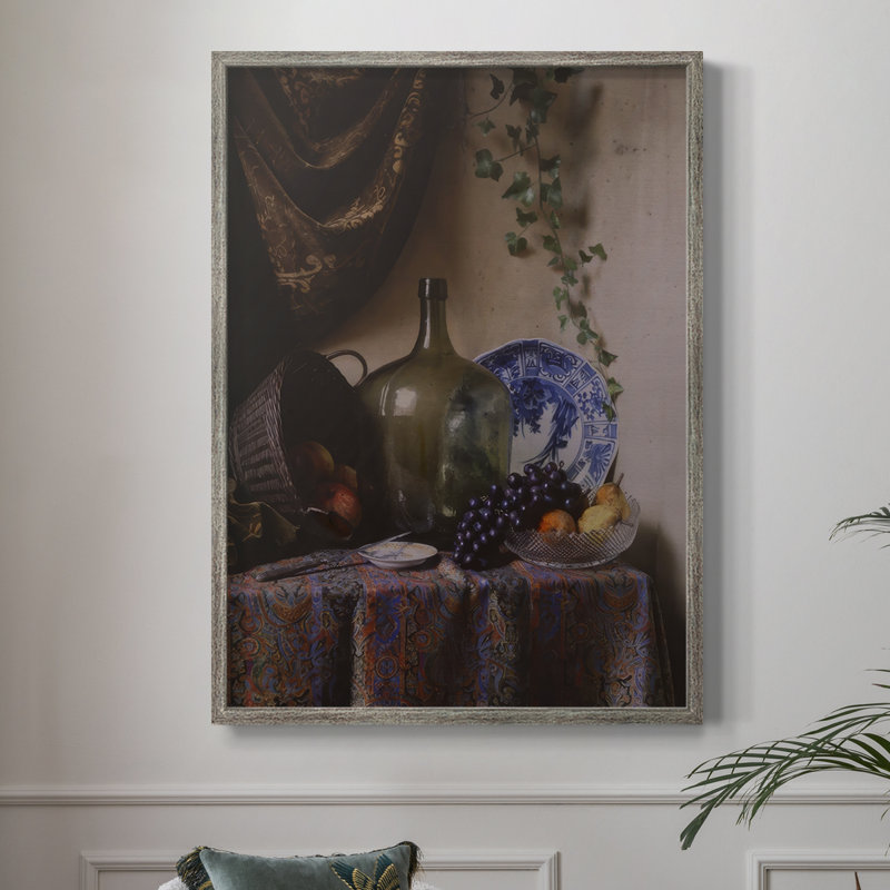 «Moody Still Life II», reproduction encadrée - bois massif, H 30 po x l 24 po