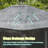 Alonzo Outdoor 11.2'x14.6'Aluminum Hardtop Gazebo with PVC Screens & Sliding Doors