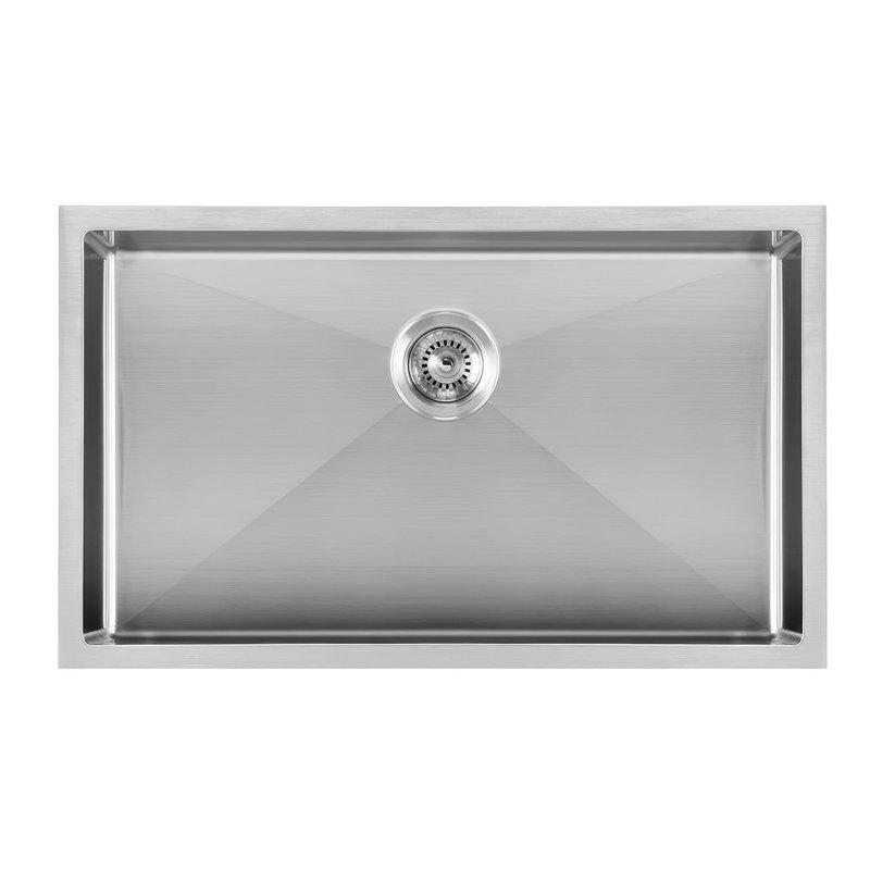 Noah Plus 27"x 18" Stainless Steel Dual Mount Single Bowl Sink Set