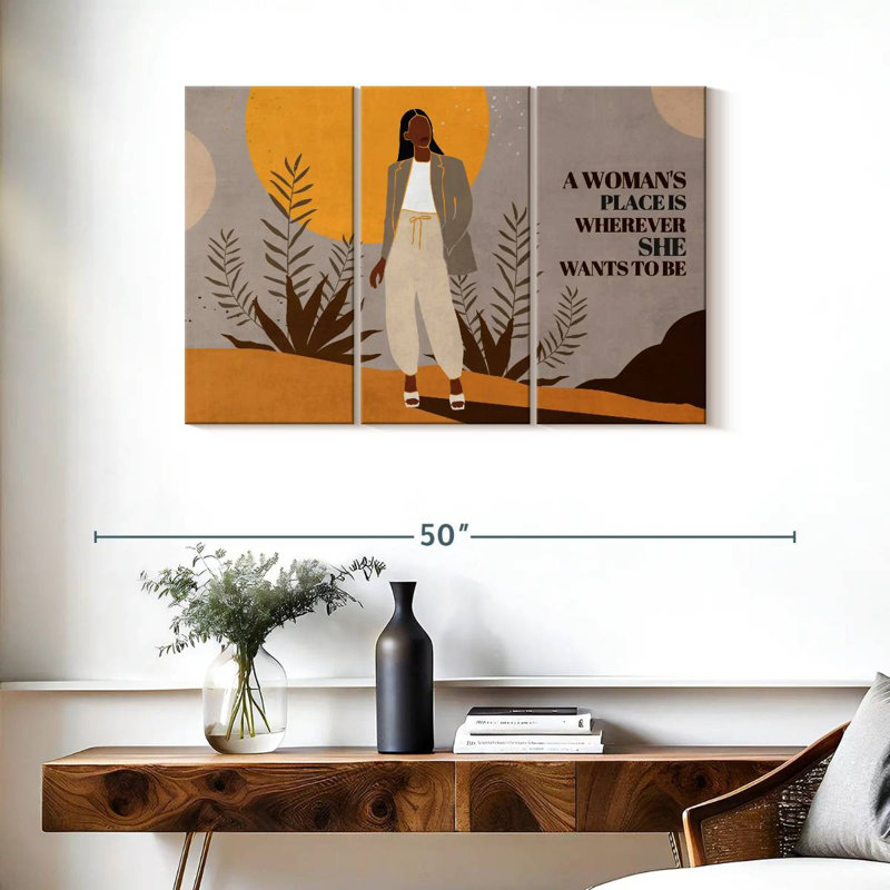 Khyia A Woman's Place I, H 24 po x l 38 po