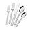 Oliver Gleam 65-Piece 18/10 Stainless Steel Flatware Set, Service for 12