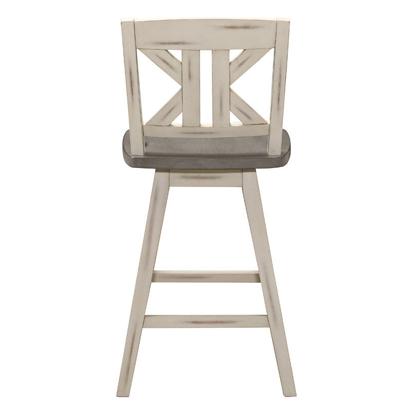 Ensemble de 2 chaises à hauteur de comptoir Ati, 23.5", White