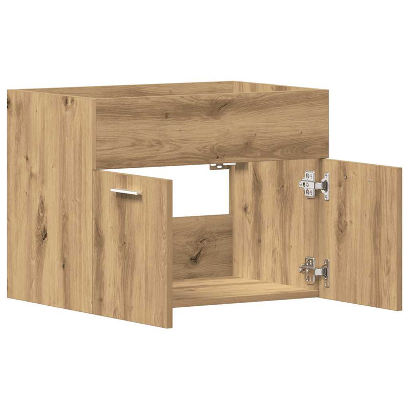 60cm Bathroom Vanity Base Only, Artisan Oak