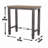 Solid Wood Top End Table