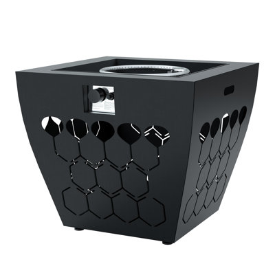 Table de foyer d'extérieur au propane en fer H 24 po x l 28 po Addyline