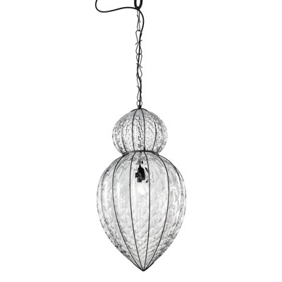 1 - Light Black Unique/Statement Pendant