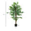 Ficus artificiel avec pot, plante artificielle d'extérieur pour la décoration de salon de bureau à domicile-161677543