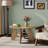 31.5" Circle Coffee Table for Living Room, 2-Tier Wood Accent Center Table with Open Storage-419119753