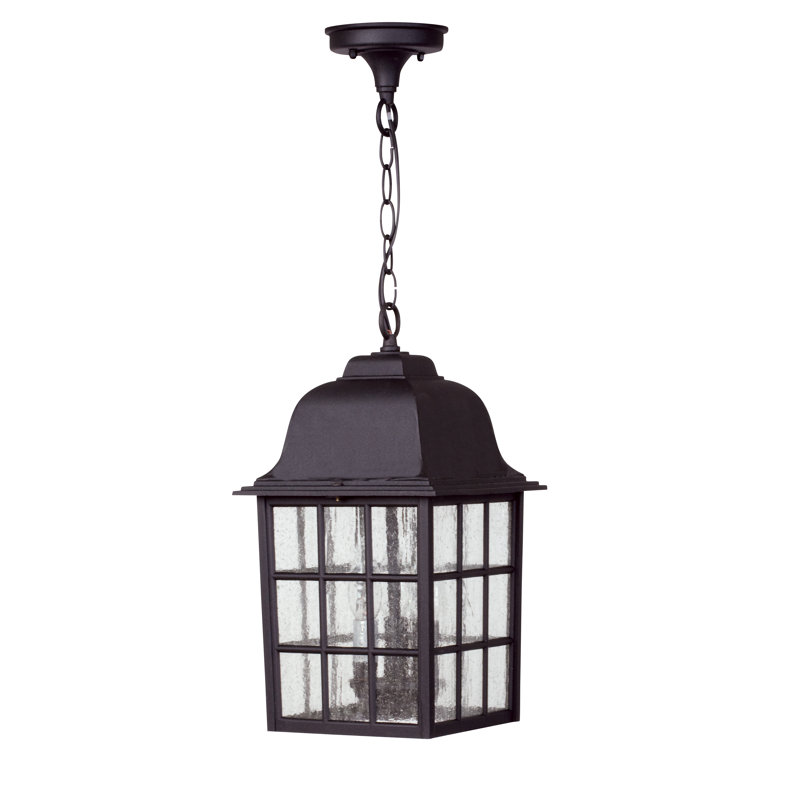 Lanterne suspendue d'extérieur 3 lumières Coso, Noir mat
