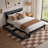 Phoenix Wood Platform Bed with Storage Drawers-1174548194-1174548195