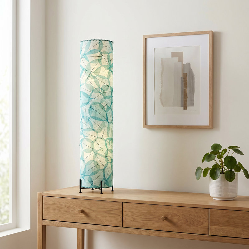 Malayah Metal Novelty Lamp, Sea Blue