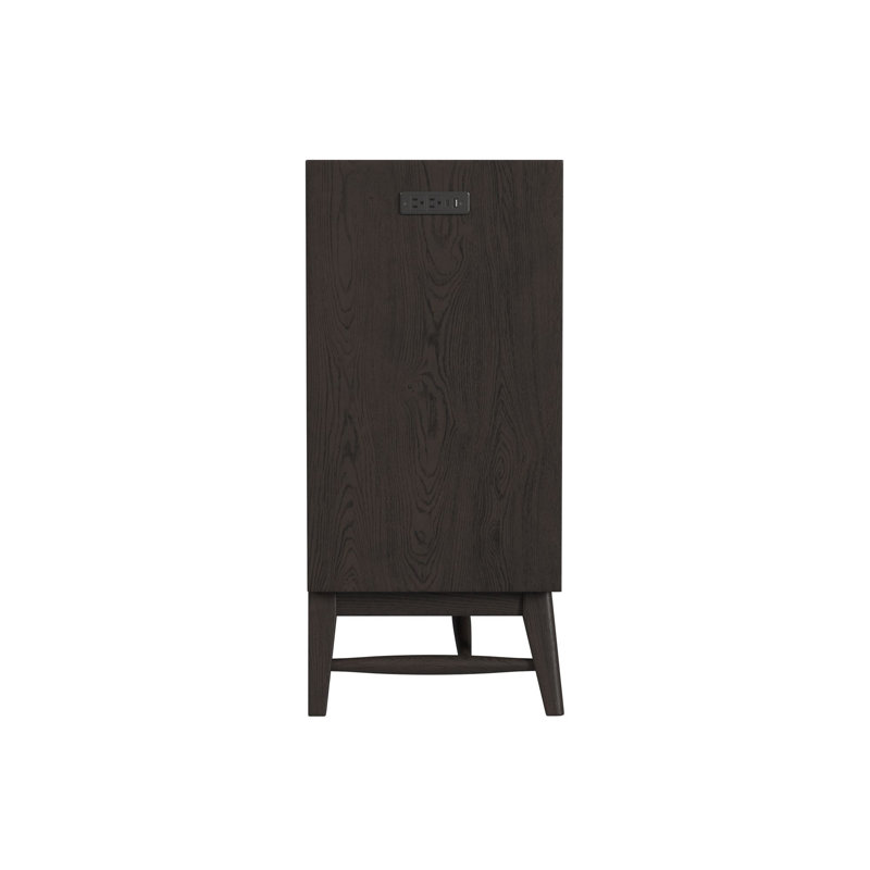 Catriona 56" Wide 3-Drawer Sideboard, Black