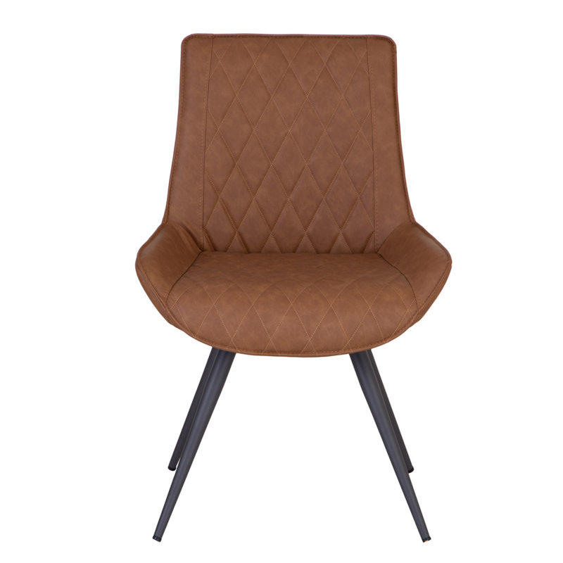 Ridlington Dining Chair Tan PU 