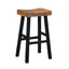 Ensemble de tabourets en bois massif de 2 pièces, siège contour-999049551-999049538