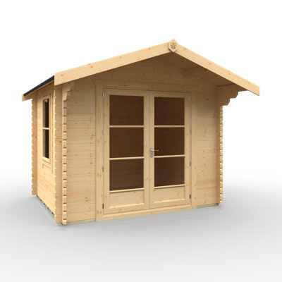 The Kipling Tongue & Groove Log Cabin 8x10w