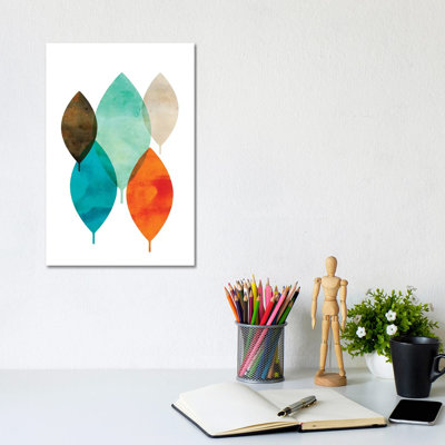 Mod Leaves I by Aimee Wilson - Wrapped Canvas Print