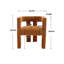 Chaise de salle à manger d'appoint / de salle à manger / chaises d'appoint de style contemporain rembourrées en tissu 2 pièces / ensemble-1951742111