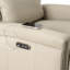 Fauteuil inclinable électrique pivotant à deux moteurs en cuir véritable Volodge-120239671