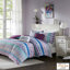 Édredon simple mauve Global, tissu en microfibre, 2 taies décoratives, coussins décoratifs, édredon facile d'entretien avec couleurs audacieuses, microfibre douce,