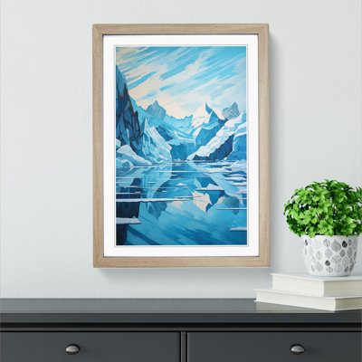 Glacier Orphism - Framed Print