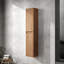 Armoire latérale de salle de bain 12 po, 2 portes à fermeture douce, conception à fixation flottante