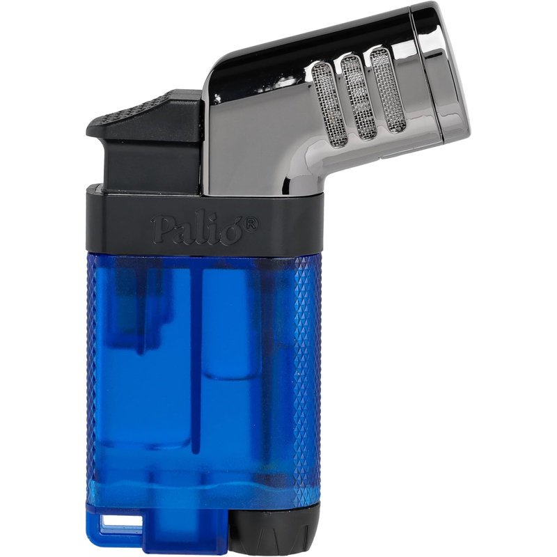 Briquet à flamme à double jet Palio Pistola, Bleu