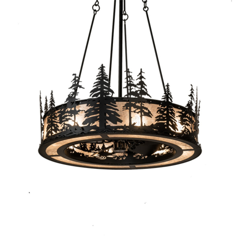 Tall Pines Downrod Ceiling Fan