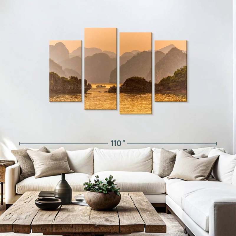 Nicci Halong Bay Sunset, 48" H x 75" W