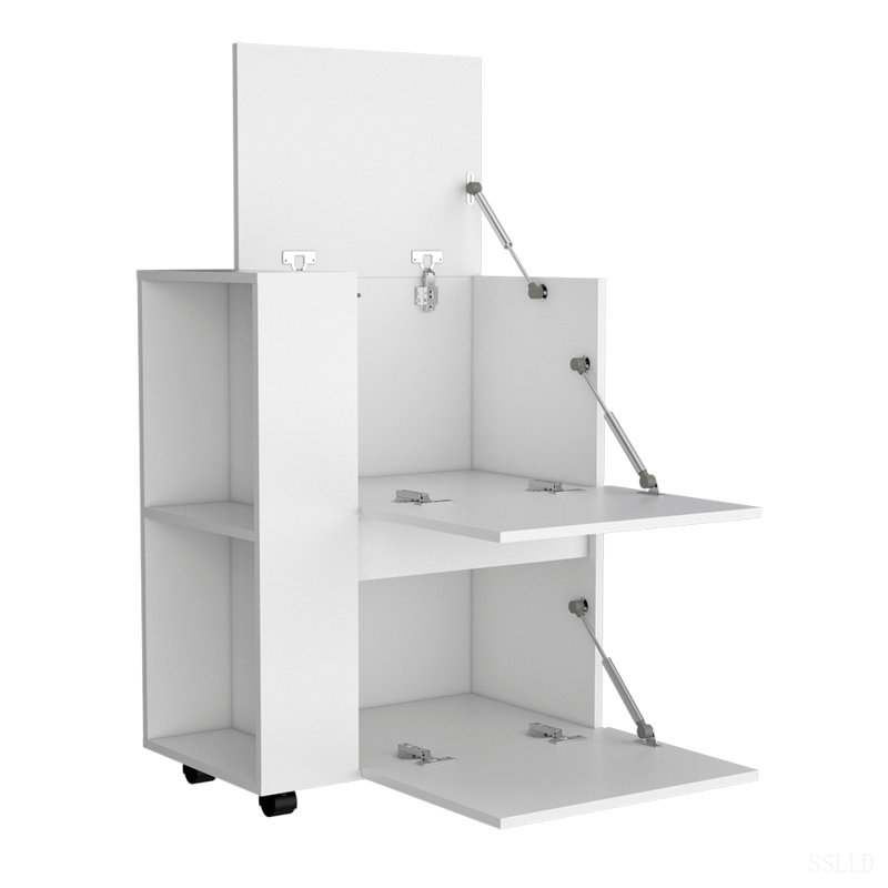 Bar Cart, Living Room, White, White