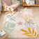 Kaldi Vibrant Spring Floral Print Machine Washable Area Rug with Non-Slip Backing for Living Room, Dining Room, Bedroom