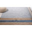 Tapis en cuir / jute / coton tissé à la main Vintage en beige / gris / bleu-420835595