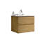 Meuble-lavabo mural intemporel avec lavabo en céramique et beaucoup de rangement-1448623527