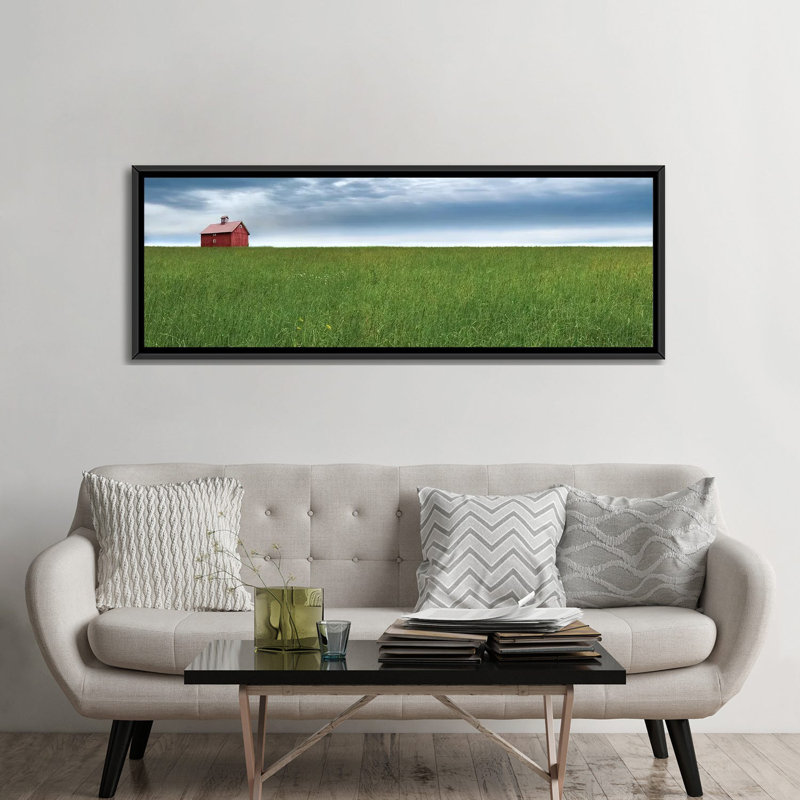 «Farm & Country VI», reproduction d'impression sur toile tendue, H 16 po x l 48 po x P 1,5 po, Toile avec cadre noir