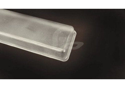 Curled Hook Clear Crepe Vaportight Lens