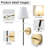Madiah 1-Light Dimmable LED Wallchiere, RGB Coloured Wall Sconce (Included Bulb)