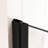 28 - 32"w X 72"h Pivot Shower Door, 1/4" 5/16" Tempered Glass, Matted Black Finish, 304 Stainless Steel Hinge, Leak Design, Magnetic Seal, Adjustable Wall Channel, Wide Fit, Hassle Assembly Black,