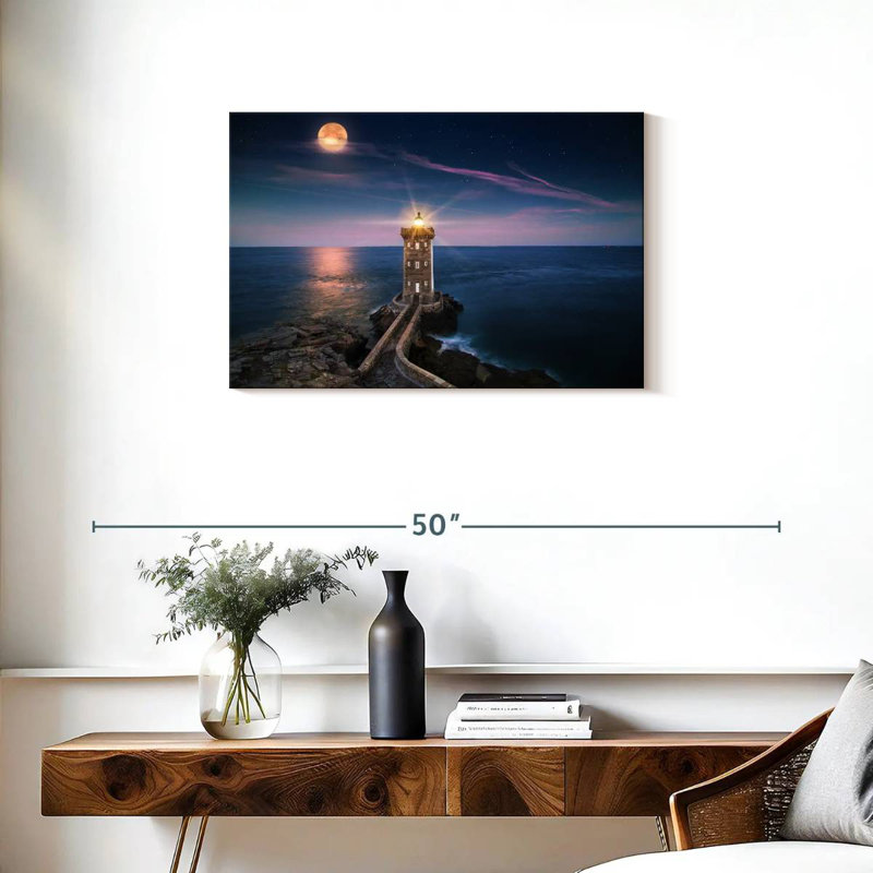 Lighthouse beach Aletra, H 20 po x l 30 po