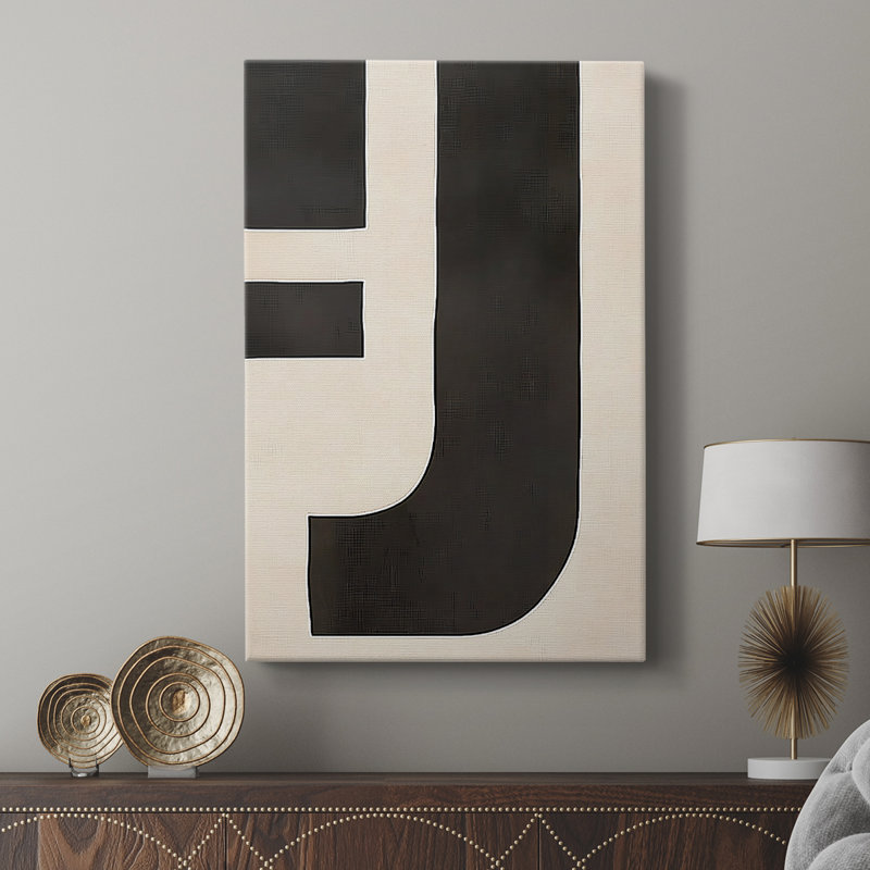 Abstract LXXIV Gallery Wrapped Canvas - Ready To Hang , 18" H x 12" W