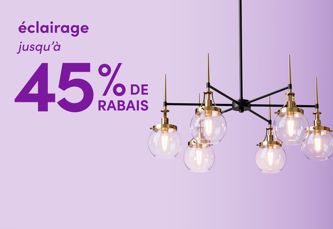 éclairage en solde