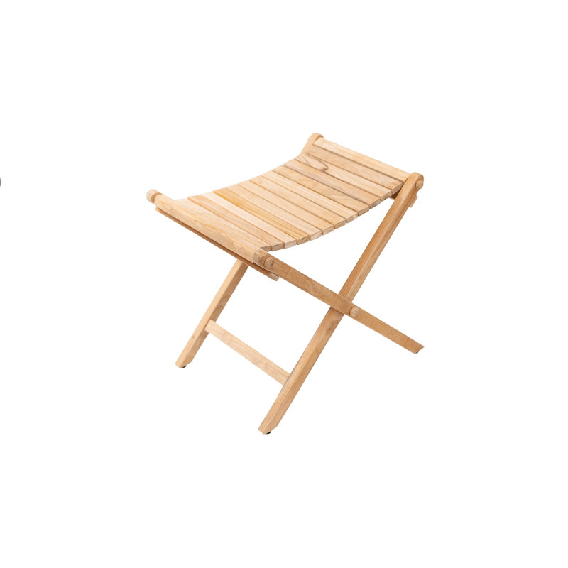 Banc de douche en teck de 18 po de largeur