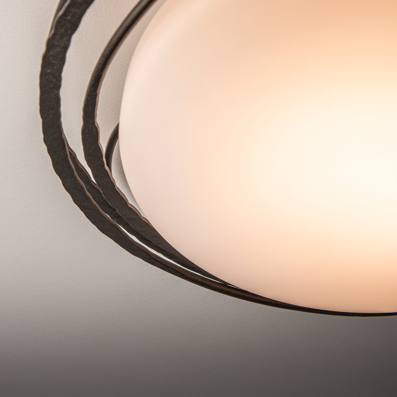 LED Flush Mount, Oil Rubbed Bronze, 4.7" H x 17.6" W x 17.6" D