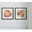 « summer sorbet i », ensemble de 2 reproductions de peintures encadrées