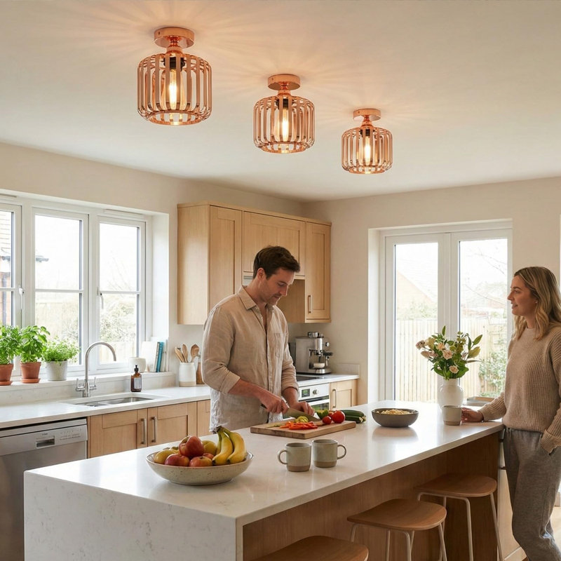 Semi Flush Mount, Yes