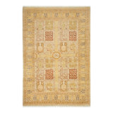 Classic One-of-a-Kind 4' 1" X 6' 1" Hand Knotted Area Rug