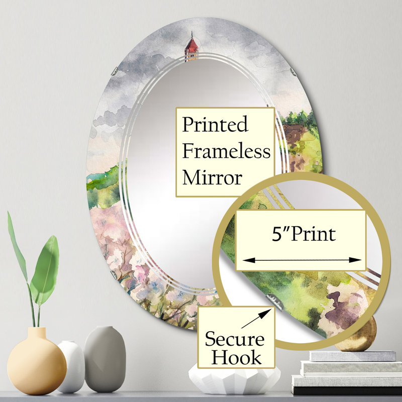 Oval Mirror, 30" x 20"
