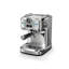 Machine à café expresso semi-automatique tout-en-un en acier inoxydable avec mousseur à lait intégré